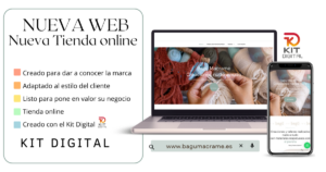 Diseño Tienda Online Kit Digital Bagú Macramé Huesca, por Laura Parra